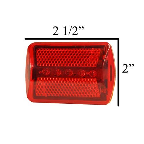 5 Led Personal & Bike Red Safety Flasher High-Visibility #TOP2