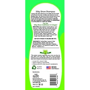 Espree Silky Show Shampoo for Dogs and Cats | Improves Texture  Shine | Made with 100 Organically Grown Aloe Vera | 20 Ounces  Cucciolini Doodles Espree silky show shampoo for dogs and cats | improves texture  shine | made with 100 organically grown aloe vera | 20 ounces   cucciolini doodles