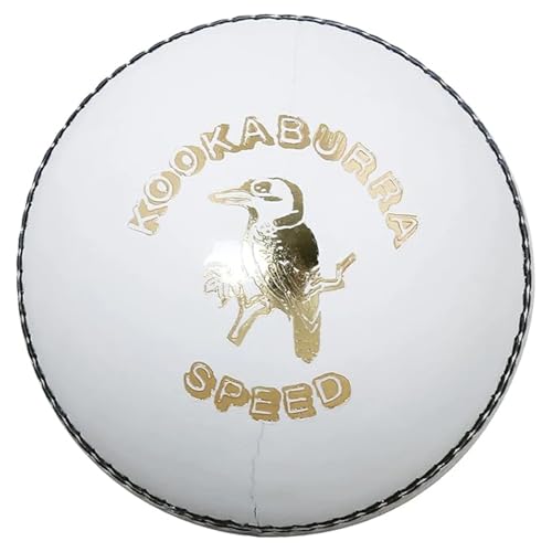 Image of Kookaburra Speed White Cricket Ball, Leather
