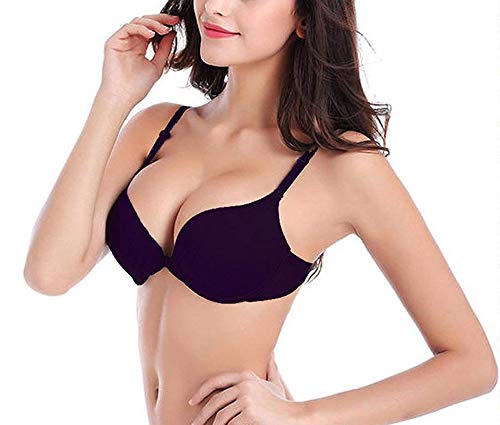 Image of Brachy Women's Front Closure Multi-Way Heavy Padded Push-Up Bra BCA FOPPBAM201