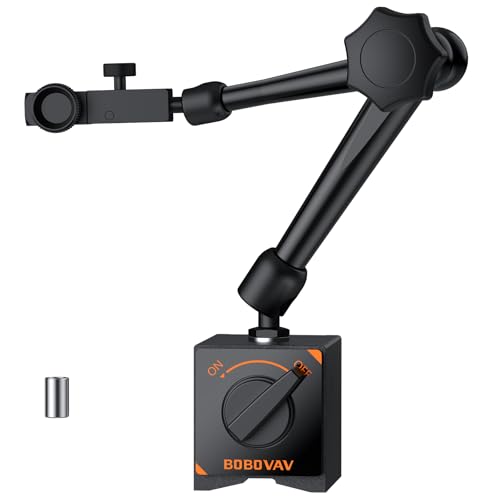 Base magnétique universelle 80 kg rectifiée avec interrupteur rotatif robuste