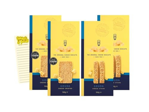 Cheese Biscuits Bundle with Roka Cheese Crispies and Sticks (2 x1...