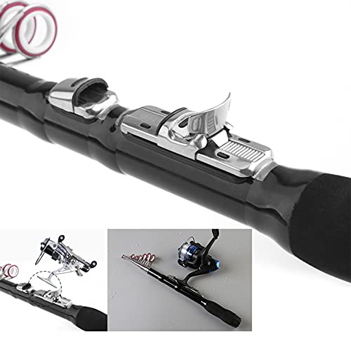 Jubapoz Fishing Rod Telescopic Fishing Combo Portable Fishing Poles Pocket Telescoping Rod For Adults Kids Outdoor Sport Travel Freshwater Saltwater Fishing (3.3) #TOP6