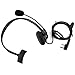 Retevis Overhead Walkie Talkie Headset with Boom Mic, 2 Pin, for RT22 RT68 RT21 H-777 RT86 RT19 RB26 RB45, Compatible with Kenwood Arcshell Walkie-Talkie, Two Way Radio Headset(5 Pack)