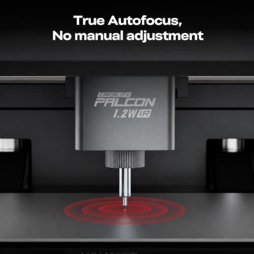 Image of Creality Falcon A1C 1.2W IR Laser Module, Infrared Laser Engraving Module for Metal & Plastic, Swap Lasers in Seconds Without Tools, Ideal for Personalized Engraving on Jewelry, Stainless Steel etc