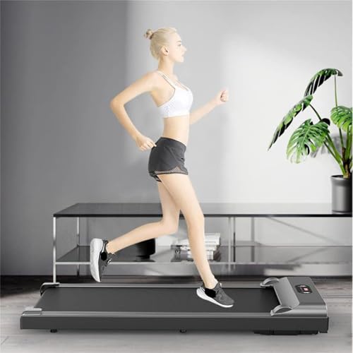Caminadora plegable eléctrica 2 en 1 con control remoto miniatura 4