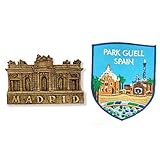 El imán de nevera 3D y el parche bordado de colección son ideas de regalo perfectas: regalo perfecto para presentar tu país a los demás, haciendo que este regalo no solo sea delicado sino también educativo. Fácil de recordar las características de diferentes países con la ayuda del imán de referencia y parche para planchar