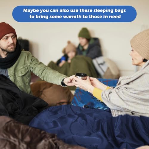 Macarrie 12 Pack Bolsas de Dormir para Camping para Adultos, Resistencia al Agua y Ligereza miniatura 3