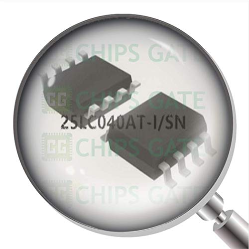25LC040AT-I-SN 5PCS 25LC040AT-I/SN IC EEPROM 4KBIT 10MHZ 8SOIC 25LC040AT-I 25LC040 25LC040