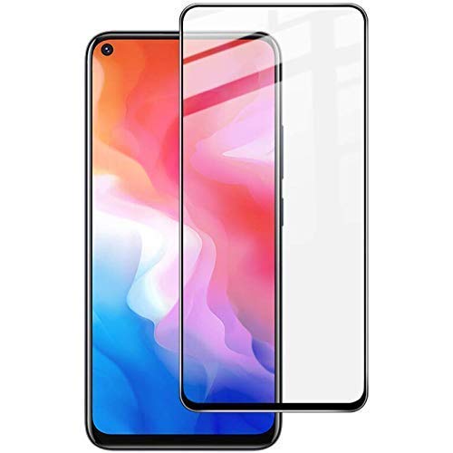 Image of Screen Protector for Oppo Reno 5 (Black) Tempered Glass Edge-to-Edge 6D Screen Guard With Installation Kit