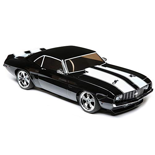 Image of Losi RC Car 1 /10 1969 Chevy Camaro V100 AWD Brushed RTR Battery and Charger Not Included Black LOS03033T2