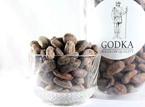 Image of Godka Sun Dried Cocoa Beans /Pure & Natural Fermented Whole Coco Bean,400 g