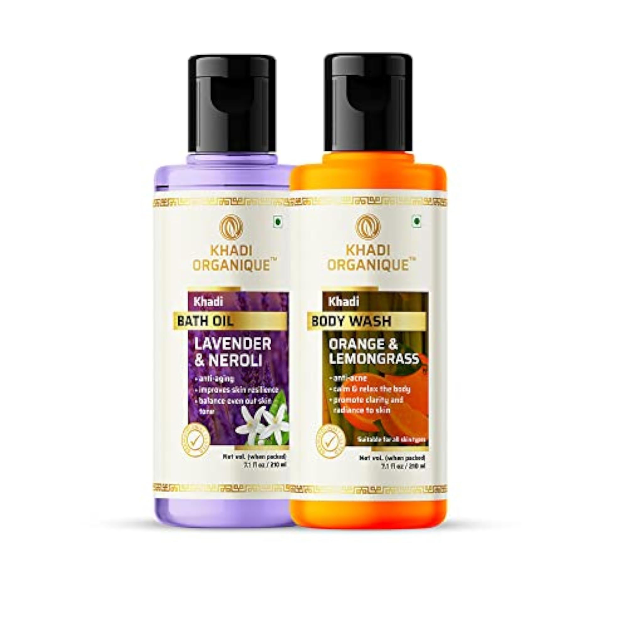 Lavender & Neroli Bath Oil with Orange & Lemongrass Body Wash