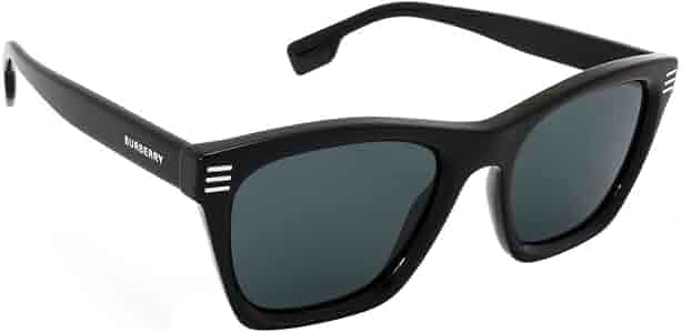 Amazon.com: BURBERRY Sunglasses BE 4348 300187 Black : Clothing