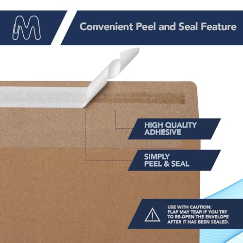 Pacote com 100 envelopes (Kraft, A6)