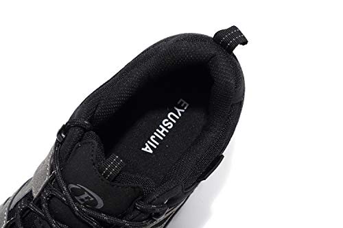 EYUSHIJIA Tênis de caminhada masculino impermeável para uso ao ar livre, Black-a, 10.5