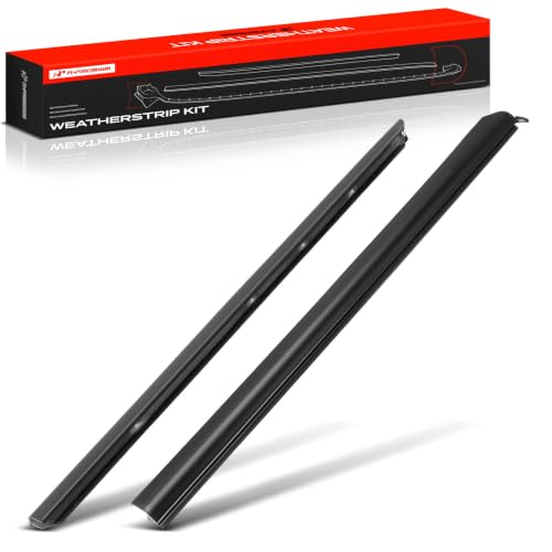 A-Premium Left & Right Car Window Weather Stripping Molding Trim Belt