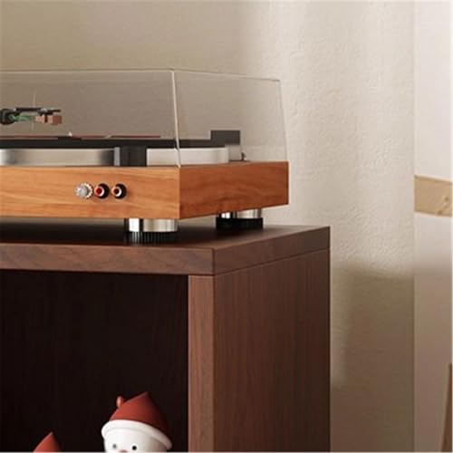 Vitrina de madera para discos vinilo y porta álbumes de música 4