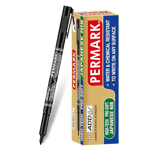 Image of ADD Gel Permark Marker Pack Of 10 Pcs (Black)