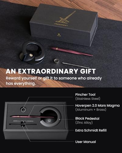 novium Hoverpen Interstellar Edition, Luxury Pen Made With Aerospace Alloys, Unique Aesthetic, Free Spinning Executive Pen - Image 4
