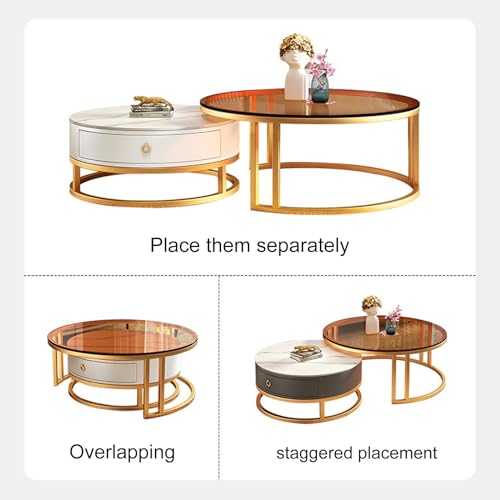 Petite table basse de salon gigogne pour optimiser les petits espaces - 4