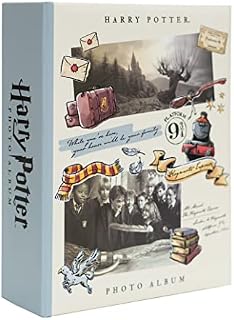 Official Harry Potter Photo Album - 6x4 Photo Album / 10x15 cm - Family Photo Album 100 Pockets- Harry Potter Gifts - Harry Potter Merchandise - Friend Gifts -Photo Albums 6x4 100 photos
