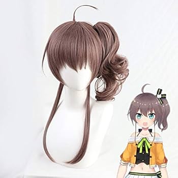 ホロライブ　夏色まつり　コスプレ　ウィッグ付 Amazon.co.jp: コスプレウィッグ 夏色 まつり コスプレ 耐熱