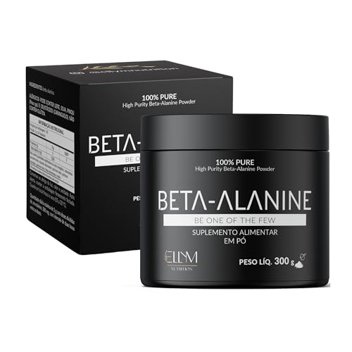 Beta Alanina Pura 300g ELLYM NUTRITION Performance Para Treino e Recuperação Muscular Pós Treino