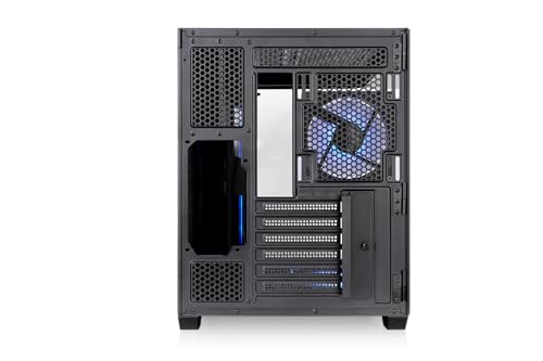 Image of Thermaltake Vision 330 CR ARGB; Mid Tower; Curved Hinged TG panel; 6x120mm Infinity ARGB PWM Fans Included; 360mm Radiator Support; 420mm GPU Clearance; Hidden Connector Support;Black;CA-11V-00M1WN-00