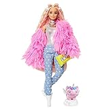 barbie fashionista Beim Thema Mode gilt für die Barbie Extra Puppen mehr ist mehr. Passend dazu gibt es 15 Zubehörteile bestehend aus Mode und Accessoires sowie einem Tierchen mit Zubehör