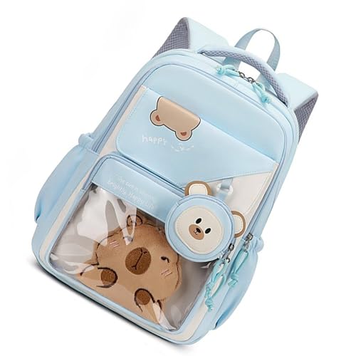 Thème animaux et grande capacité pour un sac à dos scolaire élégant