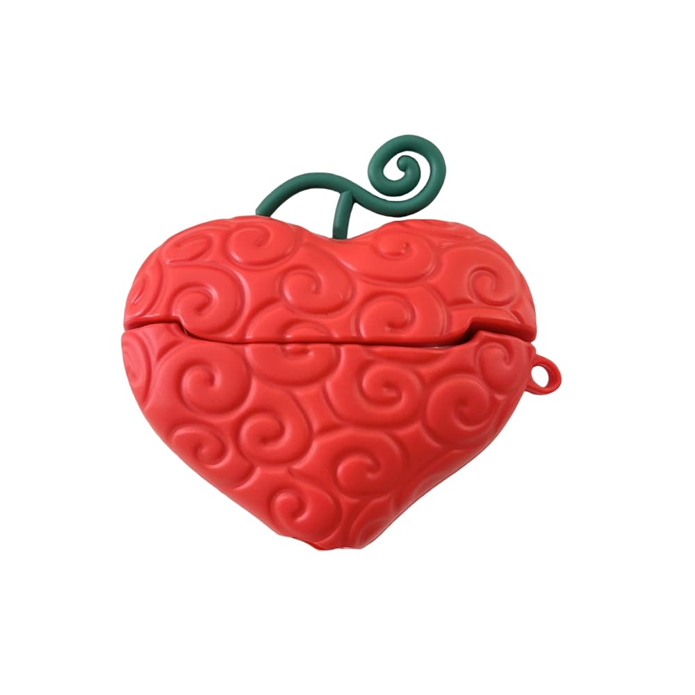 GCVXRUD for Galaxy Buds 3/Galaxy Buds 3 Pro/Galaxy Buds3 FE case,3D Cute Anime Cartoon Devil Fruit Silicone Earphone Protective Cover,Suitable for