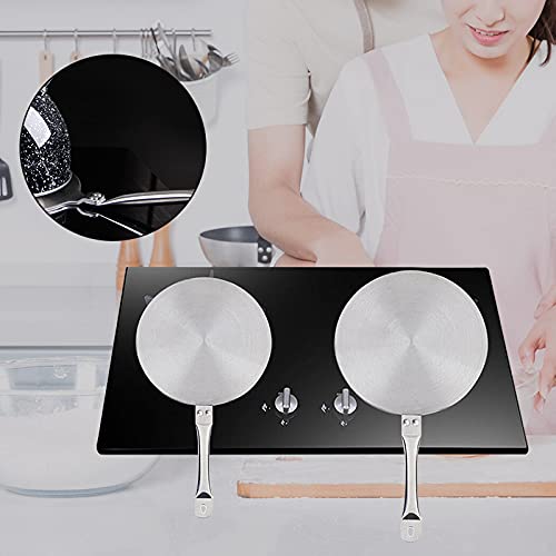 Adattatore a induzione, piastra adattatore a induzione, 20 cm, 22 cm/24 cm, piastra adattatore a induzione per piani cottura a induzione, diffusore di calore per l'uso di caffettiere, 20 cm