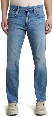 G-STAR Mosa Straight Jeans Hombre, Azul (Sun Faded Blue Donau D23692-d503-g347),