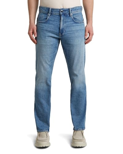 G-STAR RAW Herren Mosa Straight Jeans, Blau (Sun Faded Blue Donau D23692-D503-G347), 27W / 30L 1