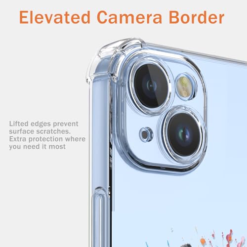WOKEZ Transparent Fodral till Samsung Galaxy M15 5G med Panda