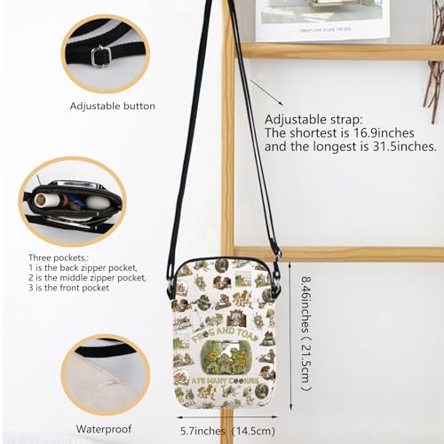 FOTAP Frog Novel Merchandise Toad Crossbody Bag Frog Fans Gift Toad Character Shoulder Bag2