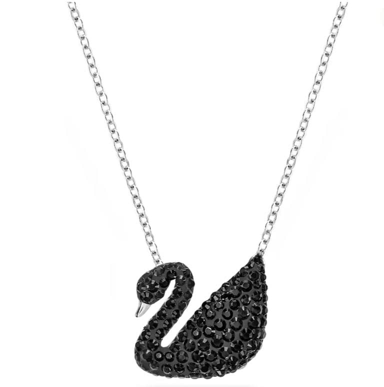 advancedestore Rose white Plated American Diamond Black Duck Necklace Golden Chain for Women and Girls (pack of 1) (B0BWJWGNKJ) Amazon Price History, Amazon Price Tracker