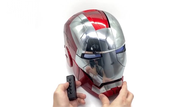 Watch Iron Helmet Man MK5 Helmet Cosplay Mask Electronic on