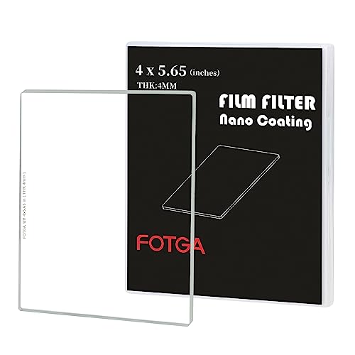 Fotga 4x5.65 Inch Clear UV Protection Filter