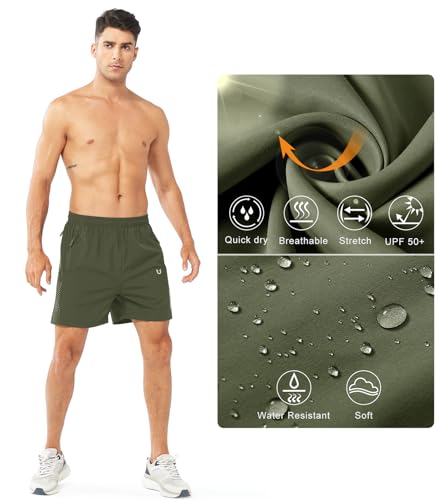 Image of NORTHYARD Men's Athletic Running Shorts Quick Dry Workout Shorts 7 inch / 5 inch / 9 inch Lightweight Sports Gym Basketball Shorts Hiking