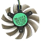 Graphics Card Cooling Fans Suitable for Gigabyte GTX 560Ti 570 580Ti 660 670 680 760 770 780 780Ti 1070 R9 290 GV N560 N570 N580Ti N660 N670 N680 N760 N770 N780 N780Ti Series Desktop 75mm (Fan-A)