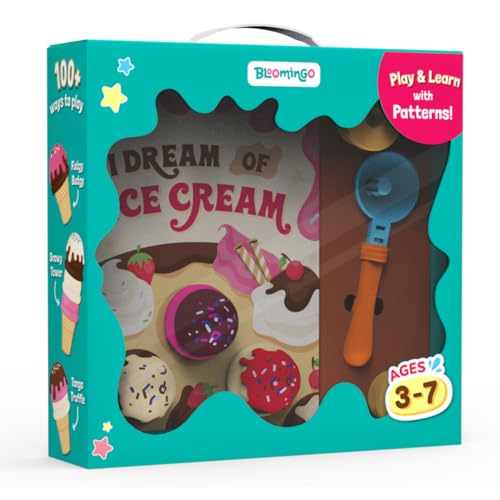 Bloomingo Pretend Play Kit I Dream of Ice Cream:Fun Ice Cream Making Set for Kids; Setup Your Own Ice Cream Cart, Easy recipies & Sequence Based Puzzles Birthday Gift for Boys & Girls Ages 3,4,5,6,7 (B0CZ3D1K2J) Amazon Price History, Amazon Price Tracker