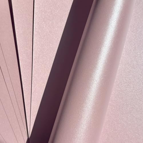 Papier nacré rose A4 double face pour scrapbooking Syntego - 3