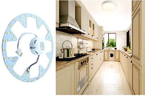 Kit led smd 22w luce calda rotondo pannello neon