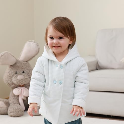 Minicoco Baby Girl Clothes Winter, Warm Hoodies Coat, Cold Long-Sleeved Cotton Jacket thumb #5