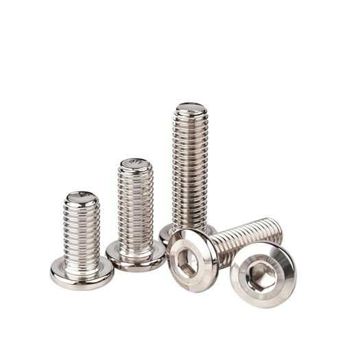 5/10/50X 304�X�e�����X�| ��^�t���b�g�Z�p�Z�p�\�P�b�g�w�b�h�Ƌ�x�b�g�l�W�R�l�N�^�W���C���g�{���gM3 M4 M5 M6 M8(1pcs M8,65mm)