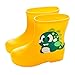 Egmy Classic Children Rainboots PVC Rubber Children Water Shoes Rain Boots Kids Baby Cartoon Shoes, 18-24 Months, Yellow