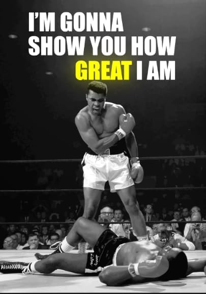 SHIVOID I’m Gonna Show You How Great I Am Poster - for Wall, Living Room, Drawing Room, Home, Bedroom, Office, Gym (13×19 inches)