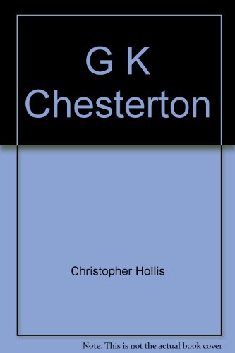 G. K. Chesterton B000NRG03G Book Cover